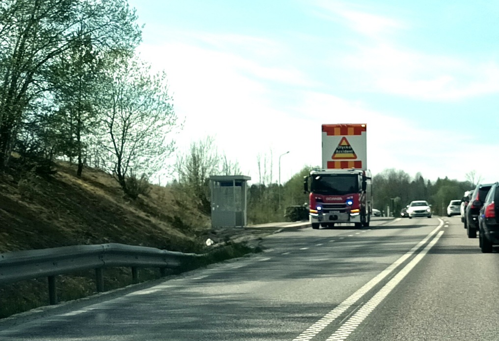 Trafikolycka flera fordon, Latorpskorset