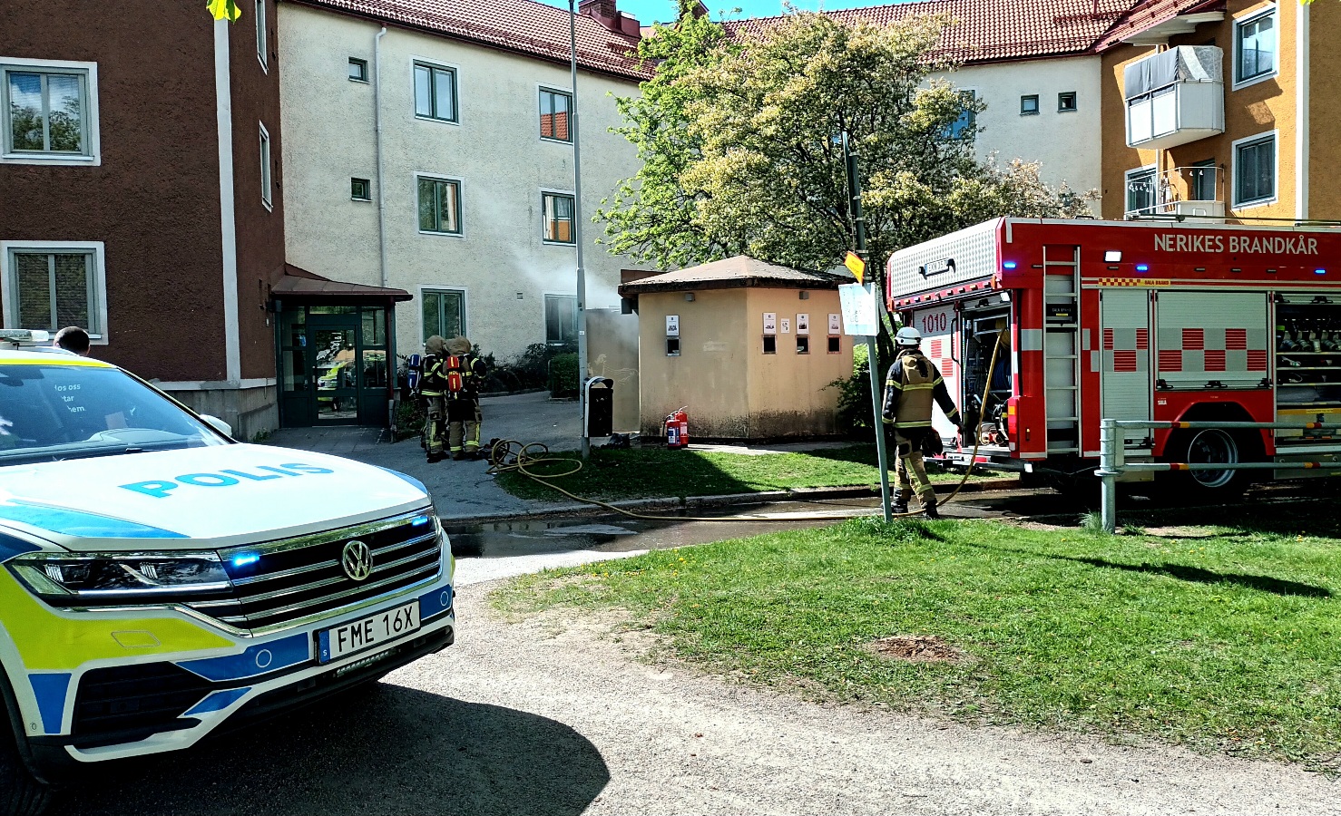 Brand i byggnad, Östra Vintergatan